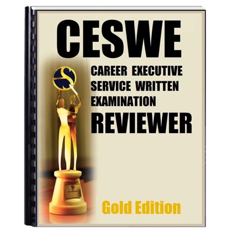 Career Executive Service Written Exam CESWE Reviewer Gold .
